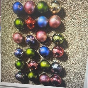24 Small non-breakable Ball Christmas Ornaments